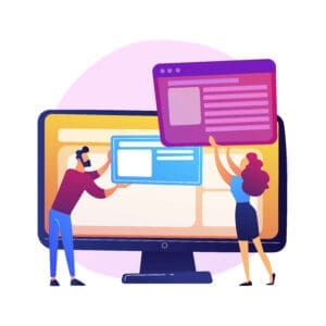 webflow vs wordpress - illustratie
